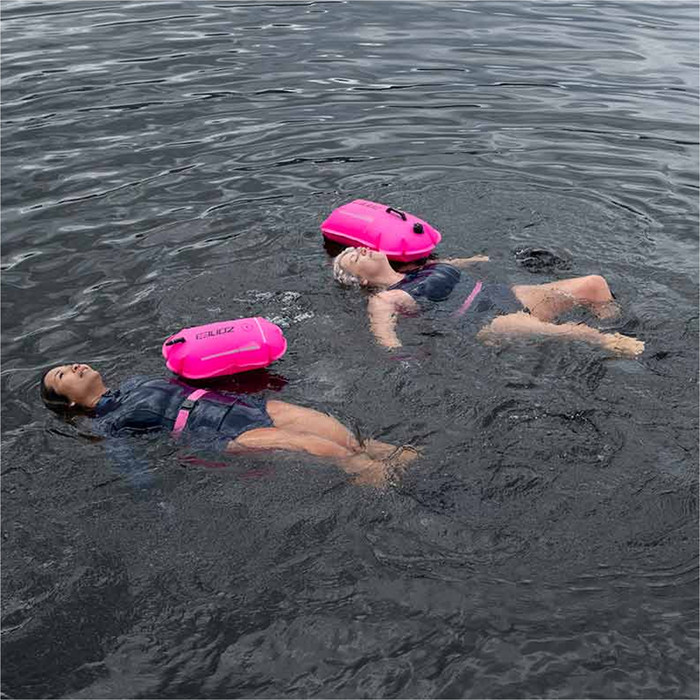 2024 Zone3 Recycled Swim Safety Buoy / Tow Float SA23RSBTF114 - Hi-Vis Pink